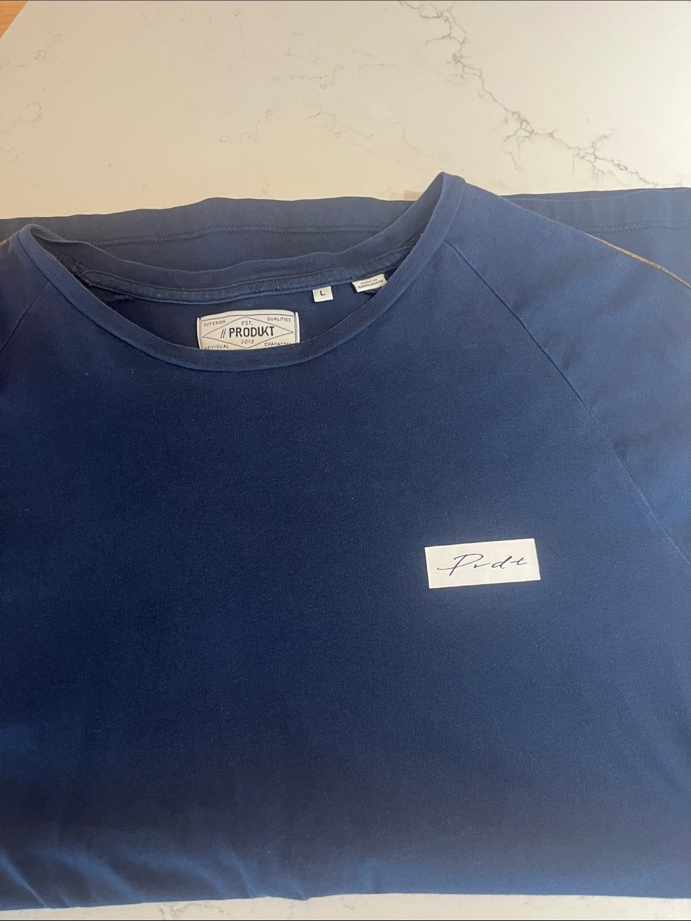 Men's Crewneck T-Shirt in Navy -
